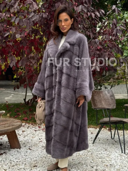 Норковая шуба оверсайз - фото 4