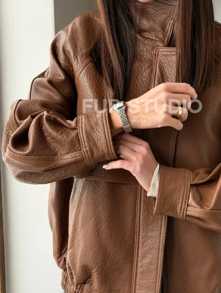 Стильная кожаная куртка - фото 2