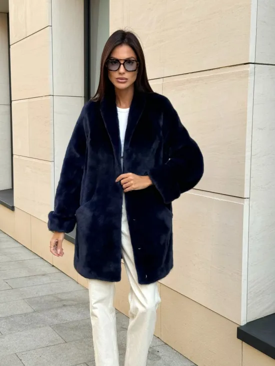 Шуба из аукционного меха норки KOPENHAGEN FUR - фото 6