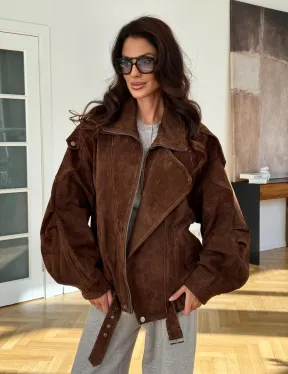 Замшевая куртка женская 2025 - фото 6