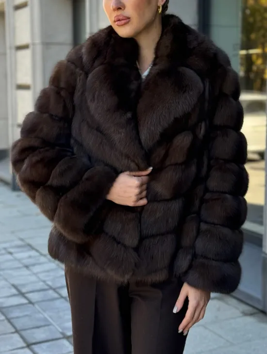 Полушубок из соболя - фото 4