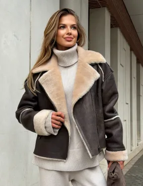 Молодёжная куртка-дубленка - фото 0