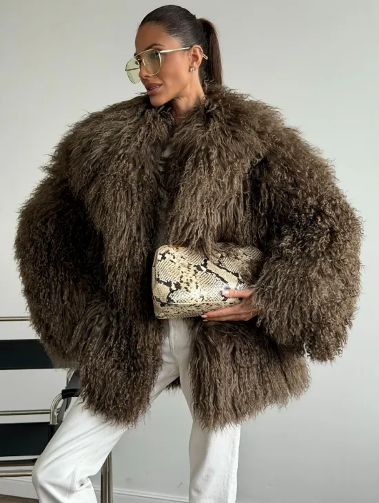 Шуба из лама - фото 7