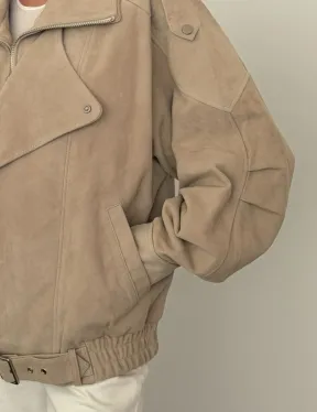 Современная куртка из замшевой кожи - фото 4