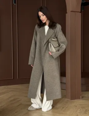 Пальто с воротником из соболя - фото 13